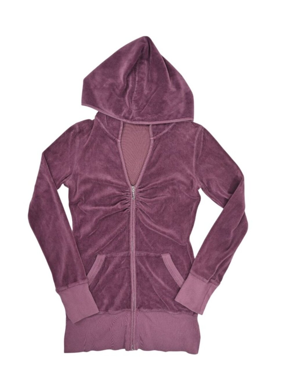 Juicy Couture Velour Track Jacket in Purple